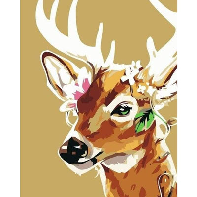 paint by numbers kit Deer 12 - Custom paint by number