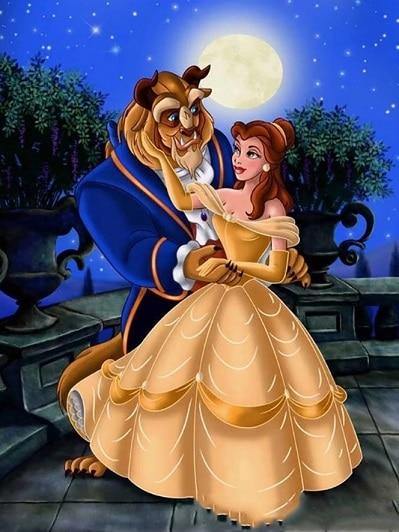 paint by numbers kit Disney couple - Custom paint by number