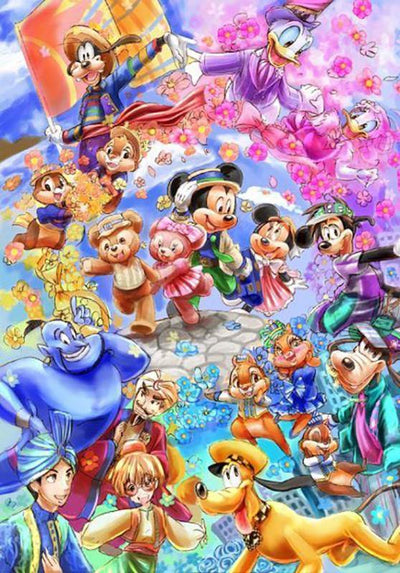 paint by numbers kit Disney - Custom paint by number