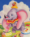 paint by numbers kit Dumbo elephant - Custom paint by number