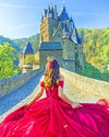 paint by numbers kit Eltz Castle Germany - Custom paint by number