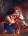 paint by numbers kit Emile Munier A Special Moments - Custom paint by number