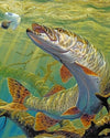 paint by numbers kit Fish Underwater Art - Custom paint by number