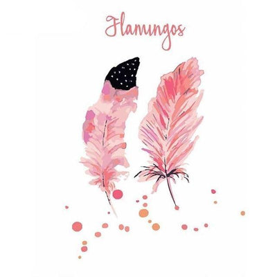 paint by numbers kit Flamingo 10 - Custom paint by number