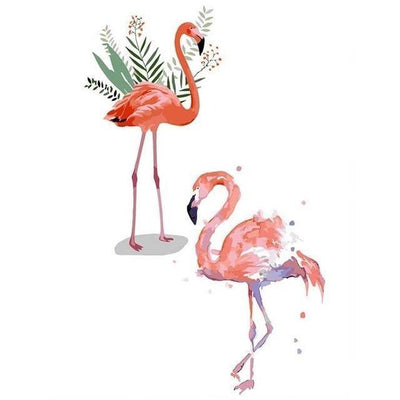 paint by numbers kit Flamingo 16 - Custom paint by number