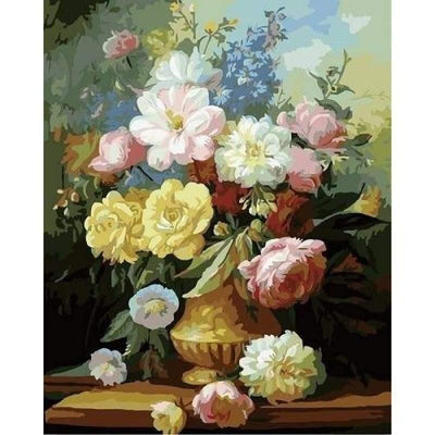paint by numbers kit Flower 22 - Custom paint by number
