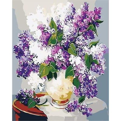 paint by numbers kit Flower 3 - Custom paint by number
