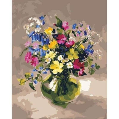 paint by numbers kit Flower 7 - Custom paint by number