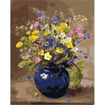 paint by numbers kit Flower 9 - Custom paint by number
