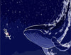 paint by numbers kit Galaxy Whale - Custom paint by number