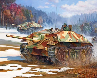 paint by numbers kit German Tanks WW2 - Custom paint by number