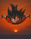 paint by numbers kit Goku Dragon Ball - Custom paint by number