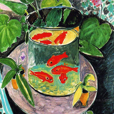 paint by numbers kit Goldfish Bowl - Custom paint by number