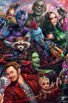 paint by numbers kit Guardians of the galaxy - Custom paint by number