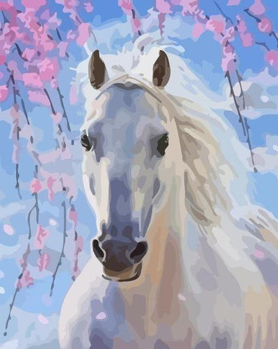 paint by numbers kit Horse 24 - Custom paint by number