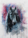 paint by numbers kit Horses Splash 7 - Custom paint by number