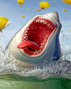 paint by numbers kit Hungry Shark - Custom paint by number
