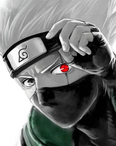 paint by numbers kit Kakashi - Custom paint by number