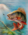 paint by numbers kit Largemouth Bass Fishs - Custom paint by number