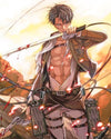 paint by numbers kit Levi attack on titan - Custom paint by number