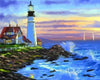 paint by numbers kit Lighthouse 19 - Custom paint by number