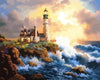 paint by numbers kit Lighthouse 25 - Custom paint by number