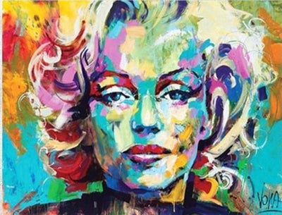 paint by numbers kit Marilyn Monroe Portrait - Custom paint by number