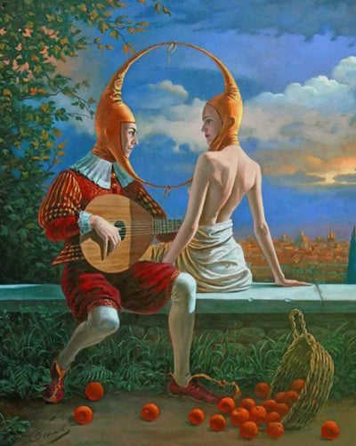paint by numbers kit Michael Cheval absurds - Custom paint by number