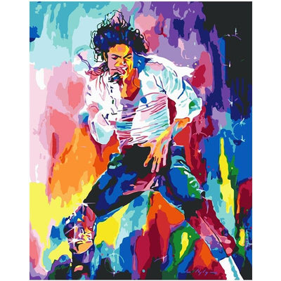 paint by numbers kit Michael Jackson - Custom paint by number