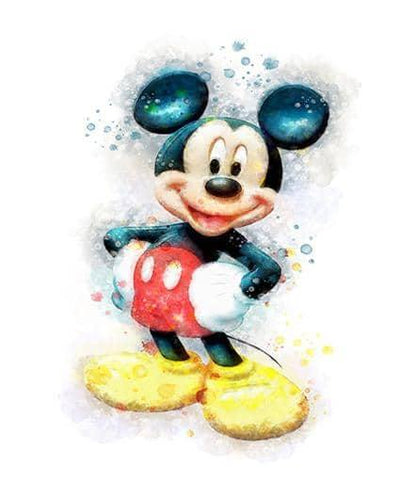 paint by numbers kit Mickey Mouse - Custom paint by number