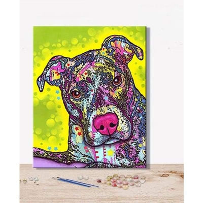 paint by numbers kit Naala Dog - Custom paint by number