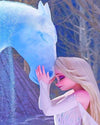 paint by numbers kit Nokk and elsa frozen - Custom paint by number