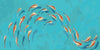 paint by numbers kit Orange Fish - Custom paint by number
