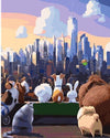 paint by numbers kit Pets In New York - Custom paint by number