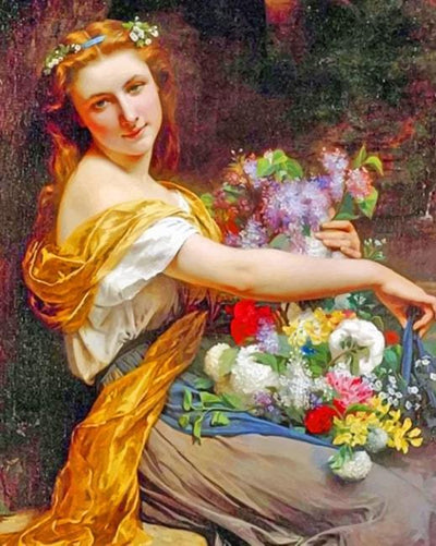 paint by numbers kit PIERRE AUGUSTE COT'S - Custom paint by number