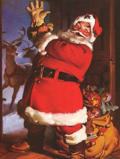 paint by numbers kit Santa Claus 14 - Custom paint by number