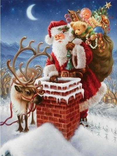 paint by numbers kit Santa Claus 15 - Custom paint by number