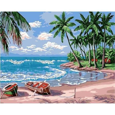paint by numbers kit Scenery 10 - Custom paint by number