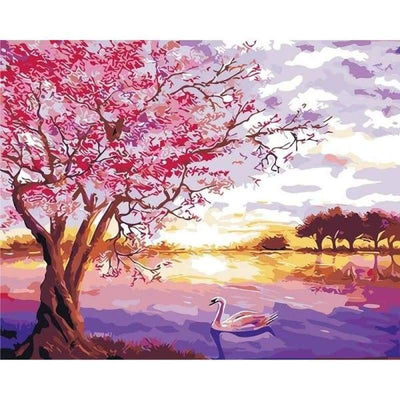 paint by numbers kit Scenery 17 - Custom paint by number