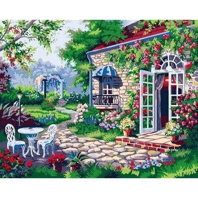 paint by numbers kit Scenery 2 - Custom paint by number