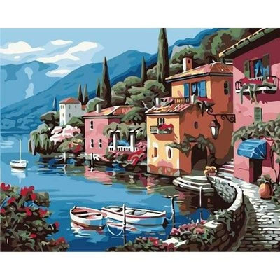 paint by numbers kit Scenery 21 - Custom paint by number