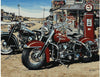 paint by numbers kit Seaskyer motorcycle - Custom paint by number