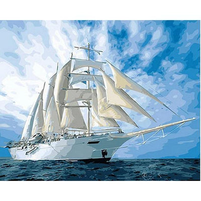 paint by numbers kit Ships Galleons 21 - Custom paint by number