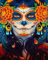 paint by numbers kit Skull Woman - Custom paint by number