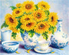 paint by numbers kit Sunflowers 9 - Custom paint by number