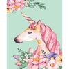 paint by numbers kit Sweet Unicorn - Custom paint by number