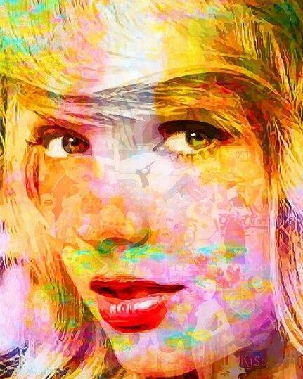 paint by numbers kit Taylor Swift