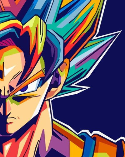 paint by numbers kit The Dragon ball pop art - Custom paint by number