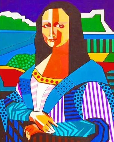 paint by numbers kit The Mona Lisa - Custom paint by number