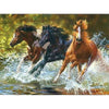 paint by numbers kit Three Running Horses - Custom paint by number